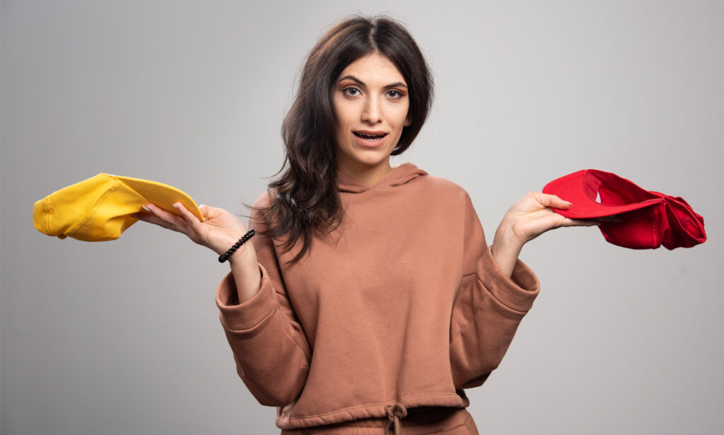 Model wearing adaptive DIS Fashion clothing celebrating inclusive and accessible style